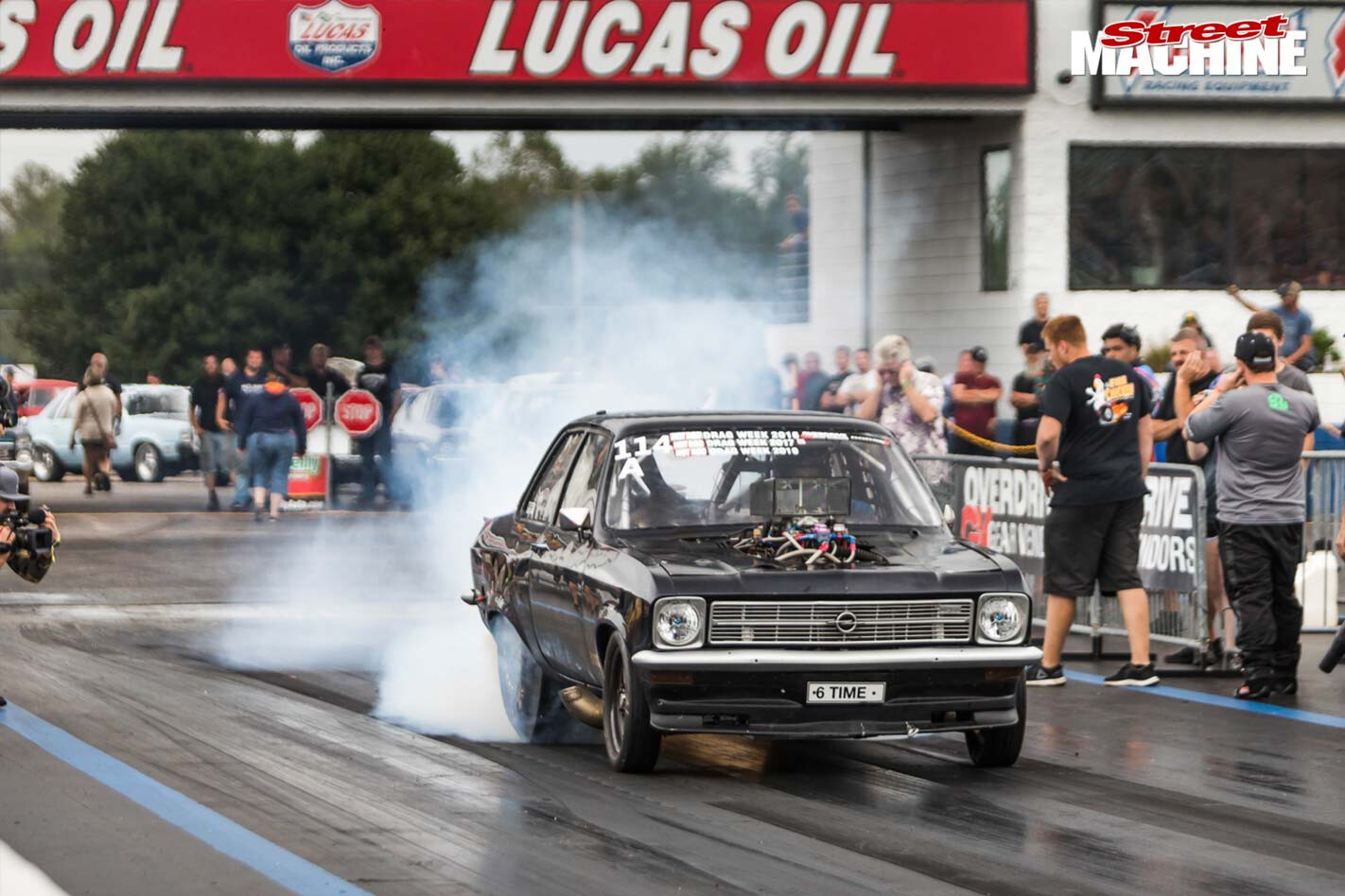 OG Ascona Big Block Nitrous burnout