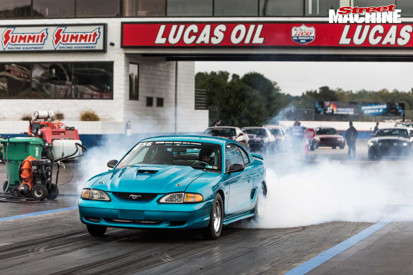 Mustang drag car small block Chev