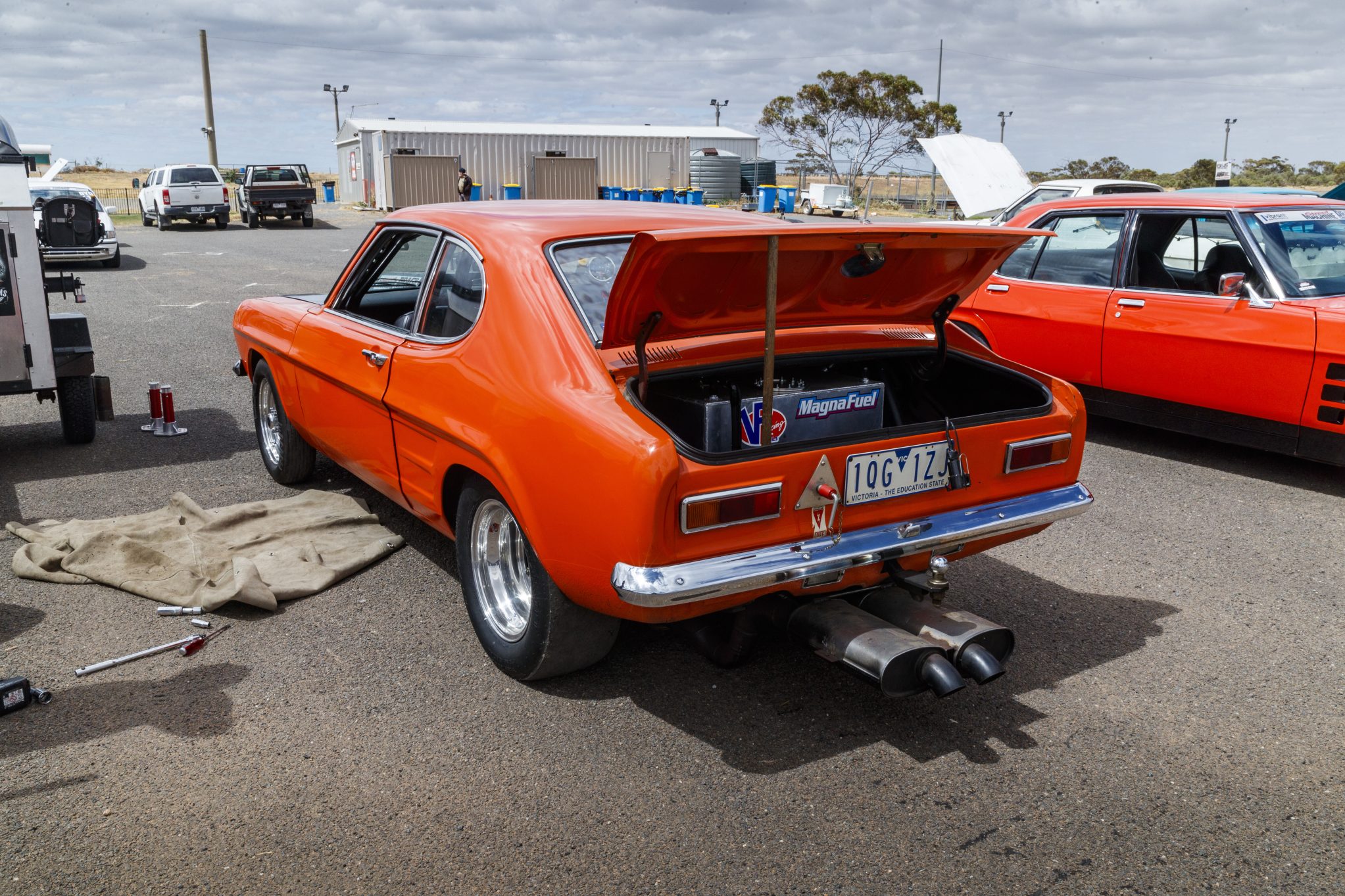 Street Machine Events Drag Challenge 2022 Donnie Zurcas Capri 12