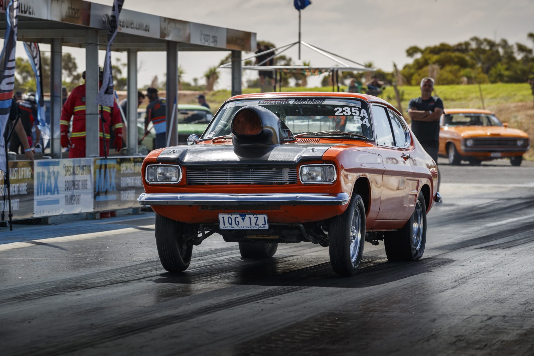 Street Machine Events Drag Challenge 2022 Donnie Zurcas Capri 13