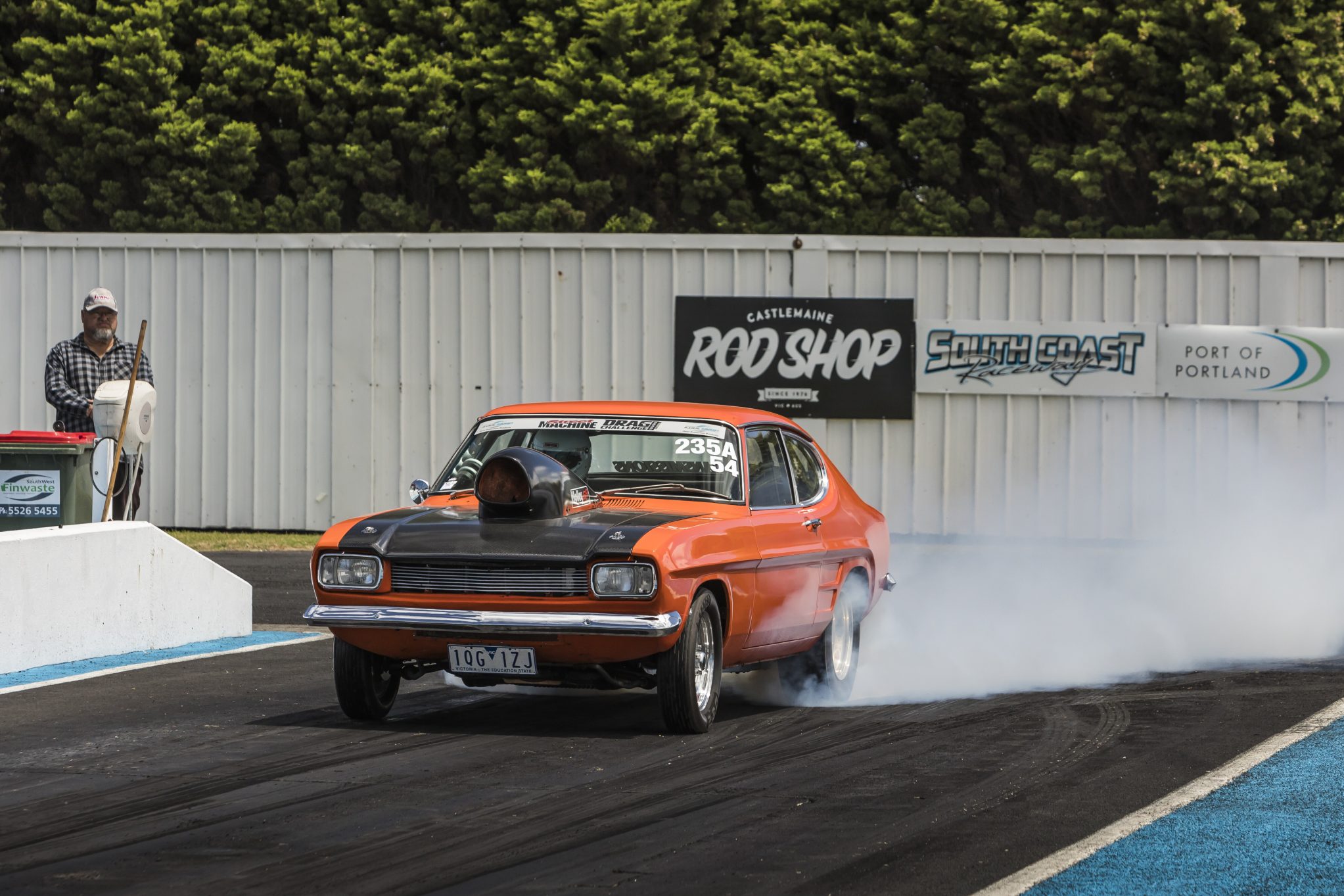 Street Machine Events Drag Challenge 2022 Donnie Zurcas Capri 5