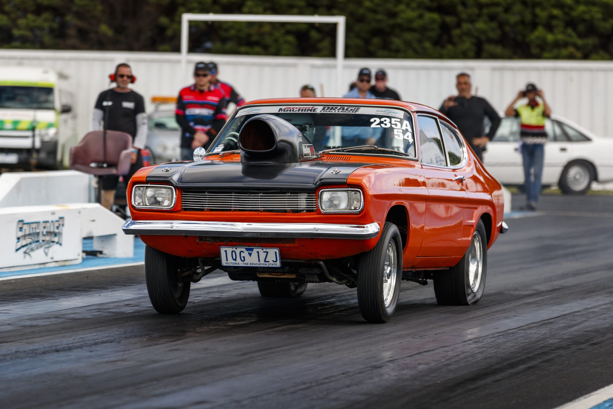 Street Machine Events Drag Challenge 2022 Donnie Zurcas Capri 8