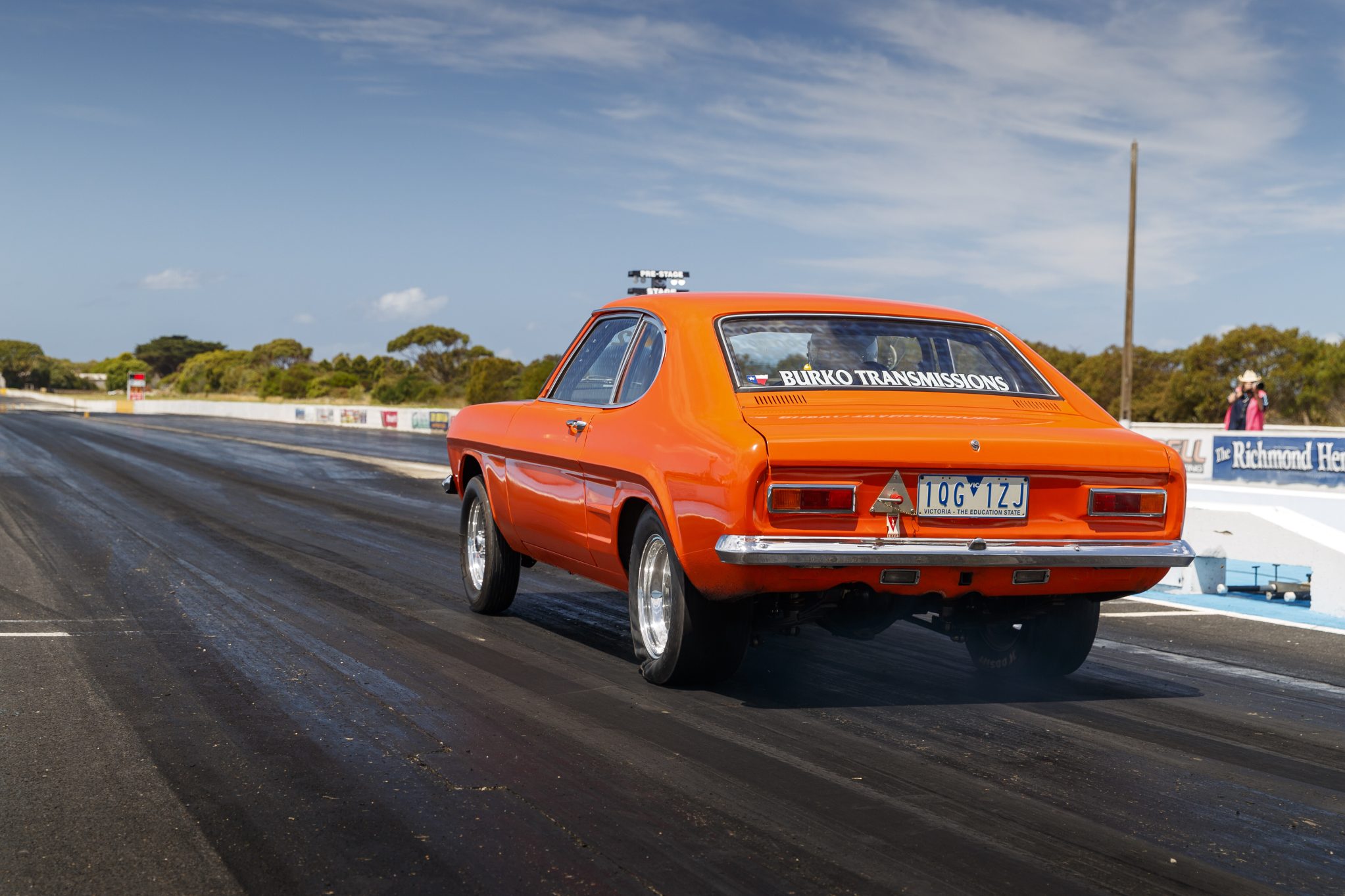 Street Machine Events Drag Challenge 2022 Donnie Zurcas Capri 9