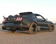 Street Machine Features Expression Session Ford Mustang V 8 Interceptor Rear Angle