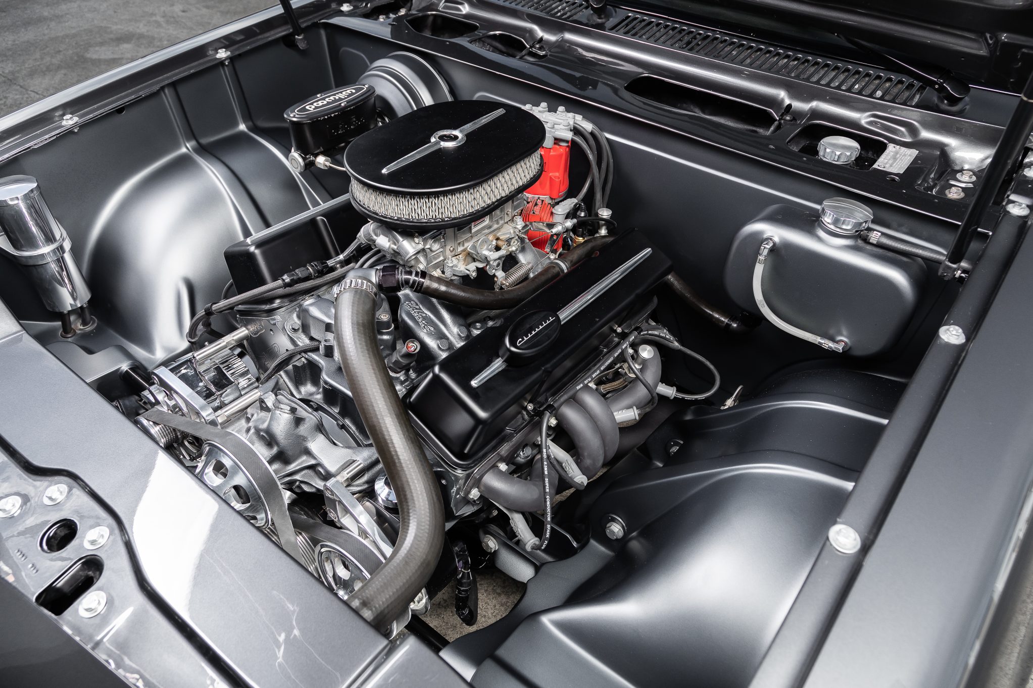 Street Machine Features Falbo Sirianni DTK Monza Engine Bay 2