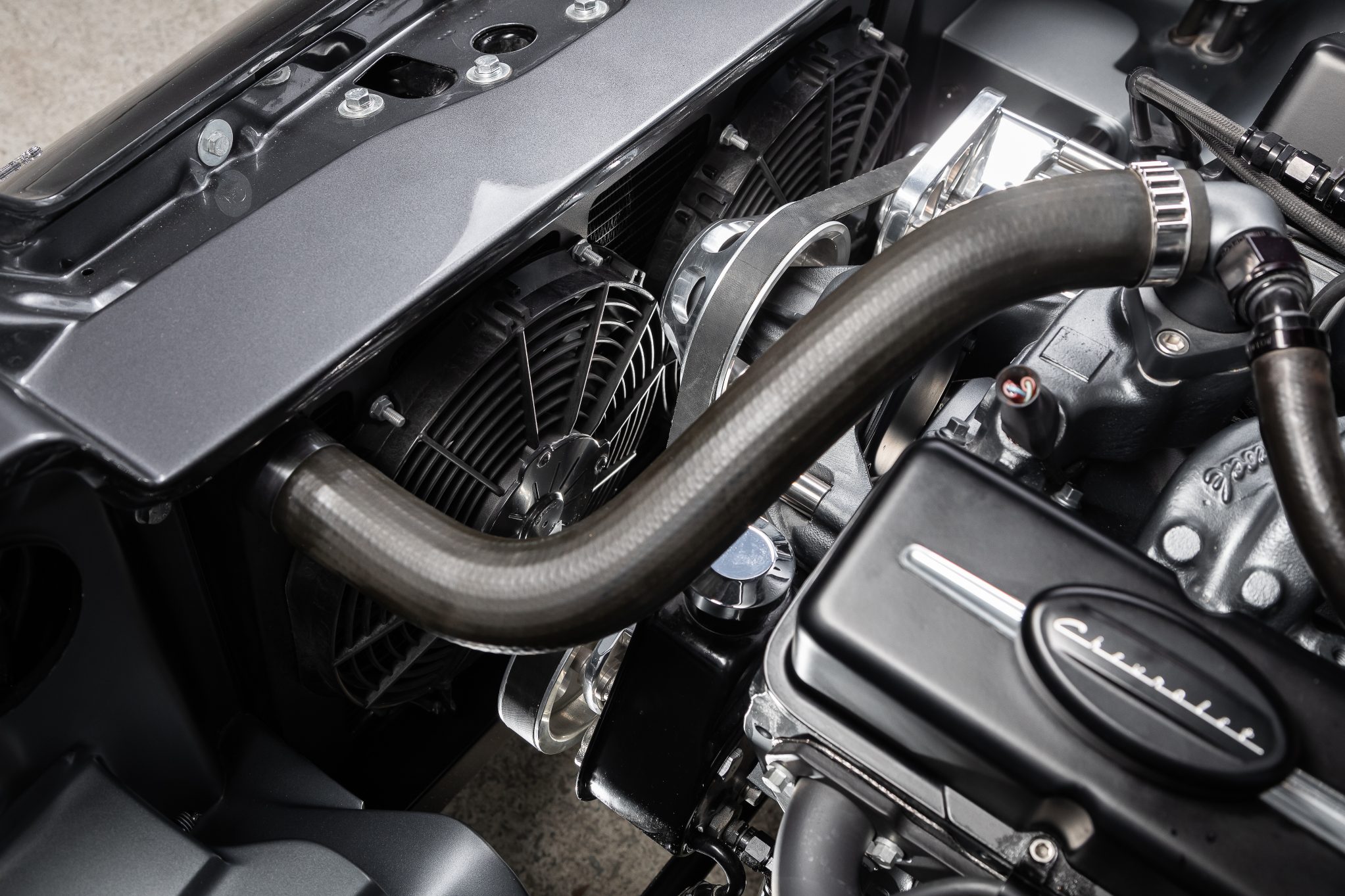 Street Machine Features Falbo Sirianni DTK Monza Engine Bay 8
