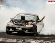 RIPPED burnout ute