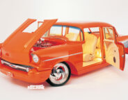 Street Machine Features Fat 57 Chev Open Doors Wm