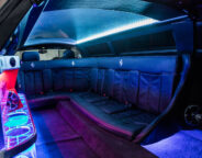 Stretch Ferrari limo interior