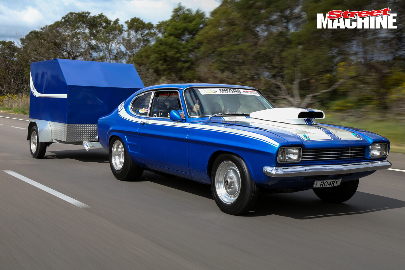 Ford Capri V8 Drag Challenge