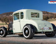five window coupe rear