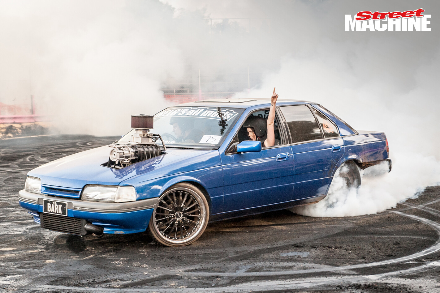 Ford EB Falcon BARK Burnout 8551