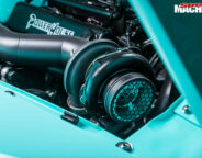 Ford F100 engine bay