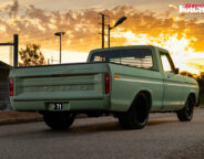 Street Machine Features Ford F 100 Truck Rear Angle 2