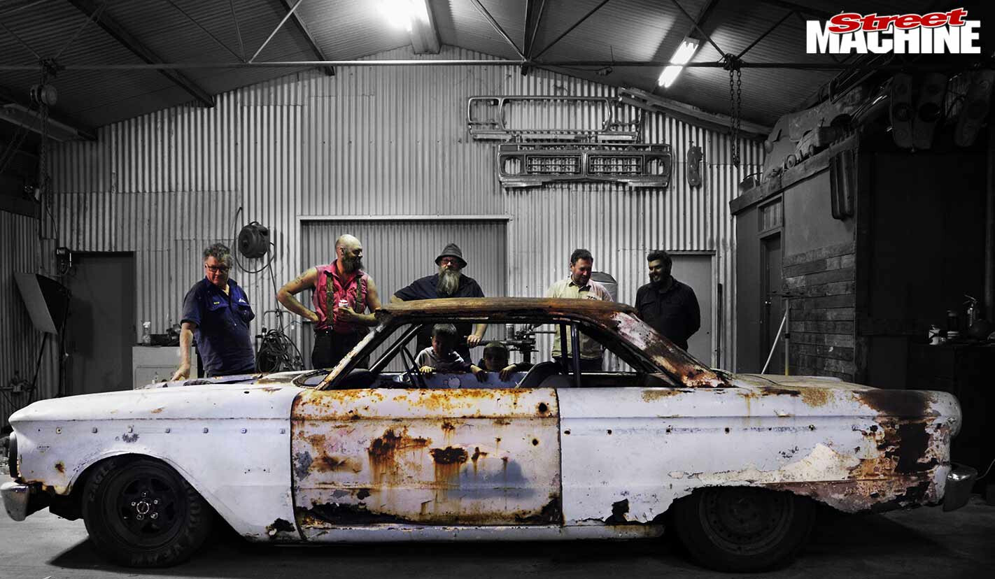ford falcon body swap