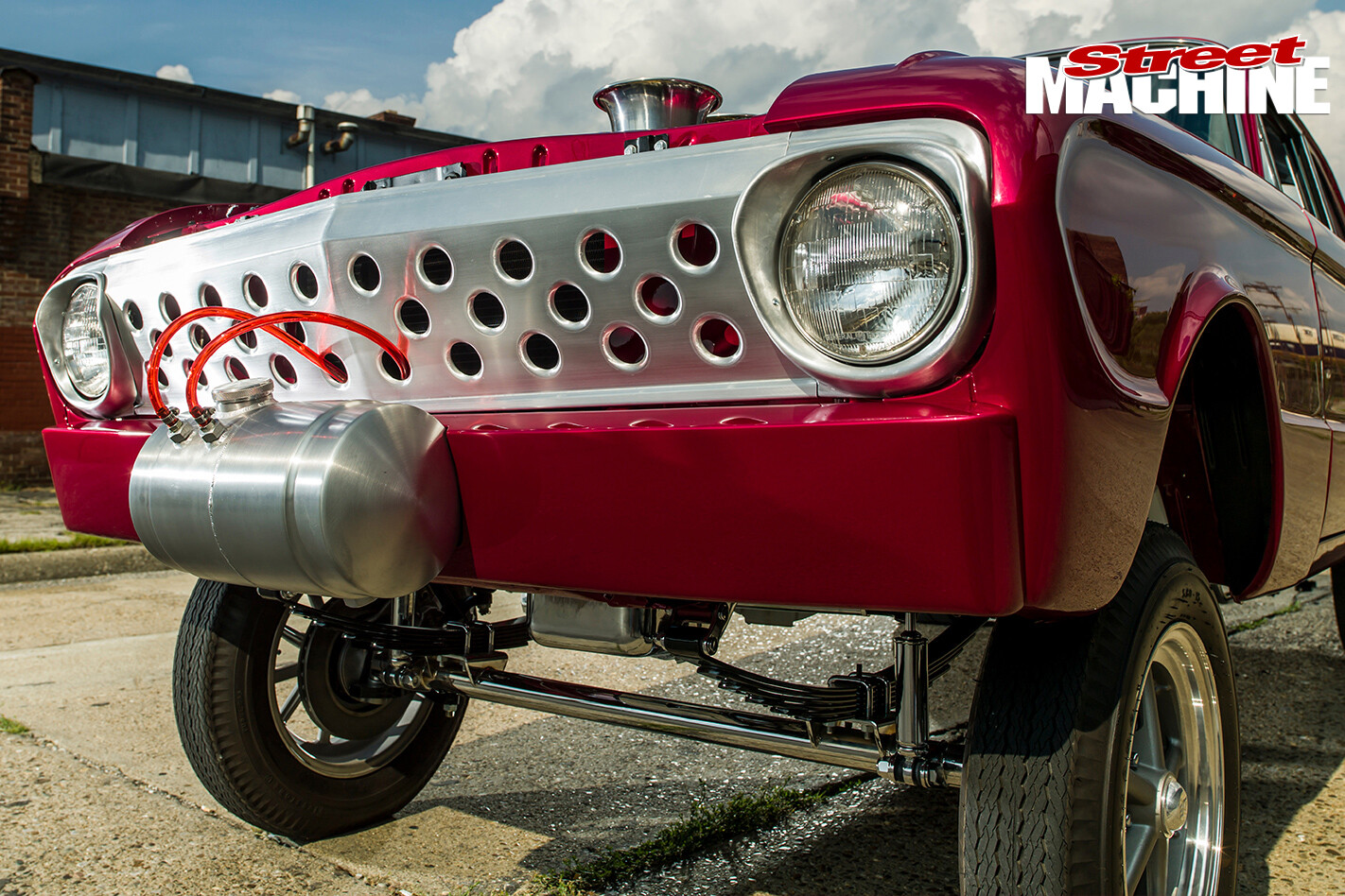 Ford -Falcon -gasser -front -detail