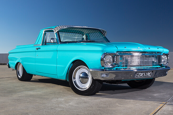 Ford XP ute front angle