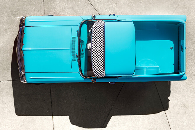 Ford XP ute top view