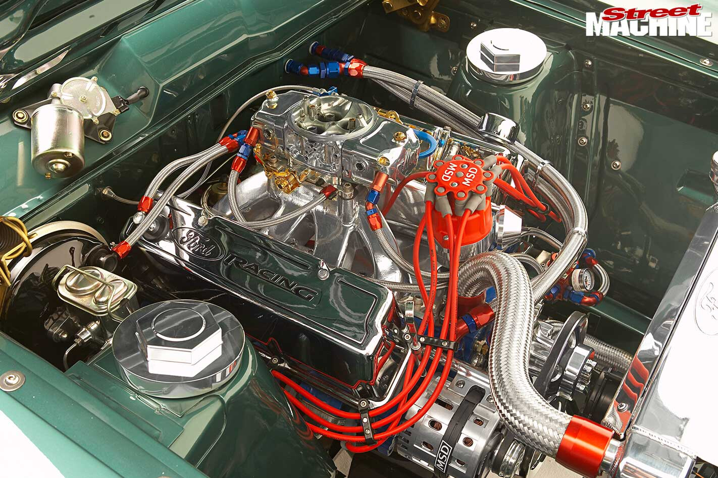 Ford Falcon XT ute engine bay