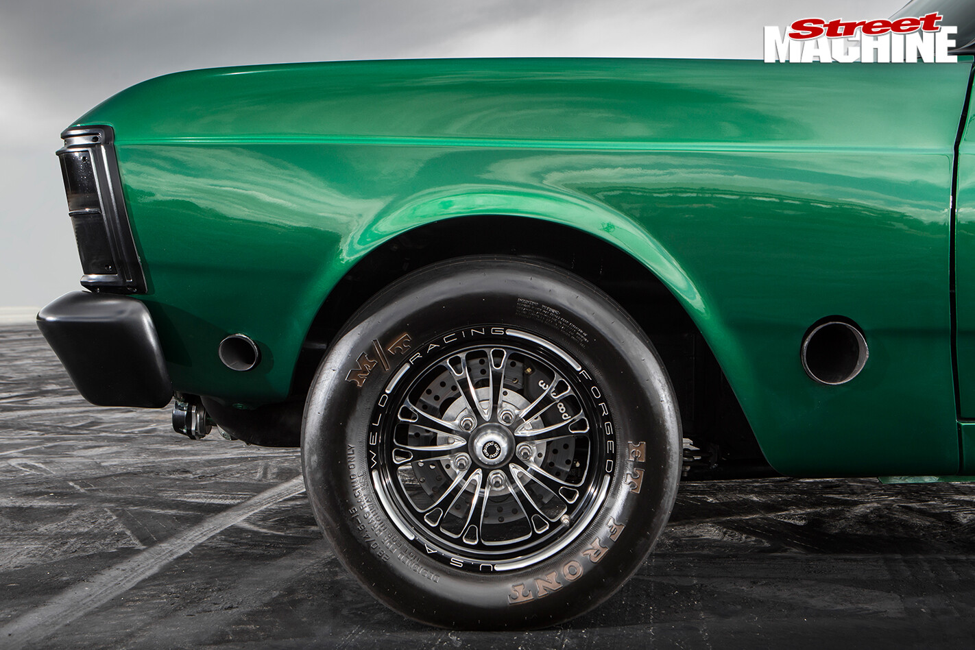 Ford -Falcon -XW-ute -front -wheel