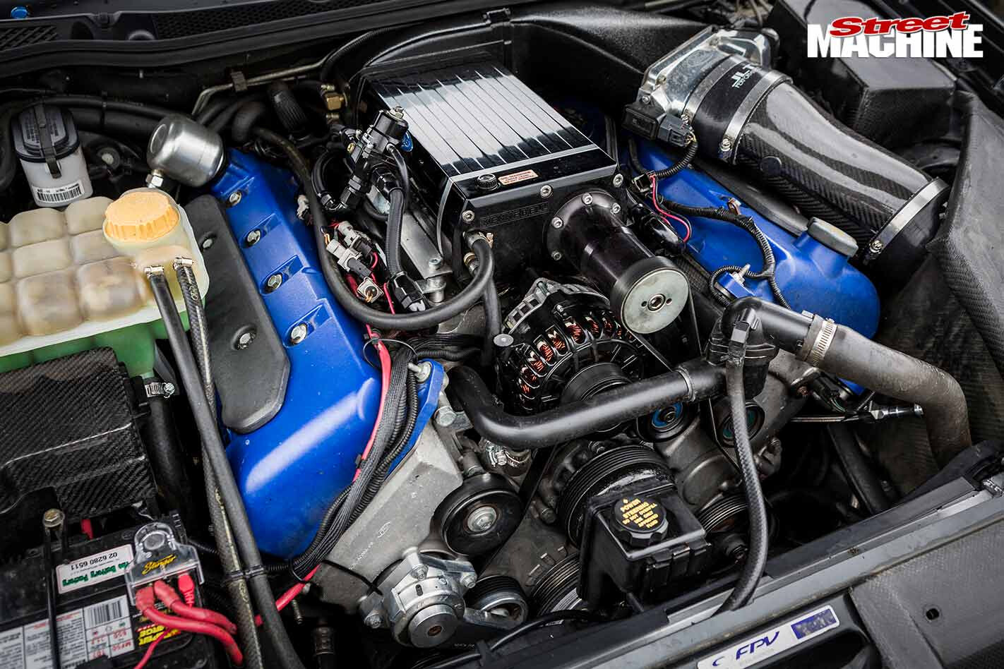 Ford engine bay