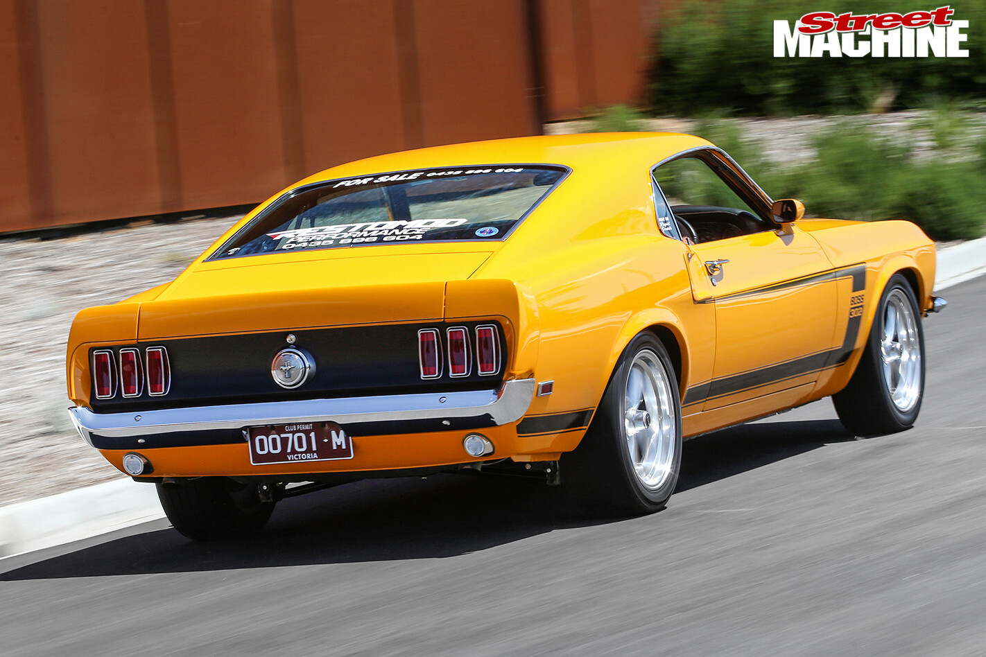 Ford -Mustang -BOSS-rear -onroad