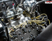 Ford pickup engine bay
