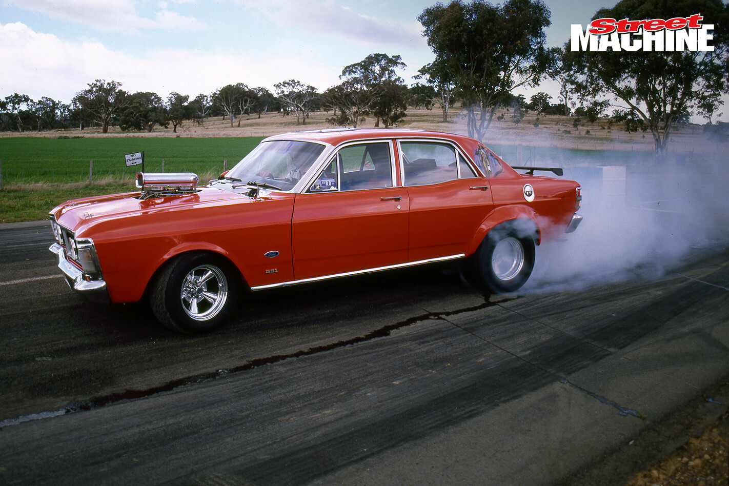 Ford XY Falcon Burnout
