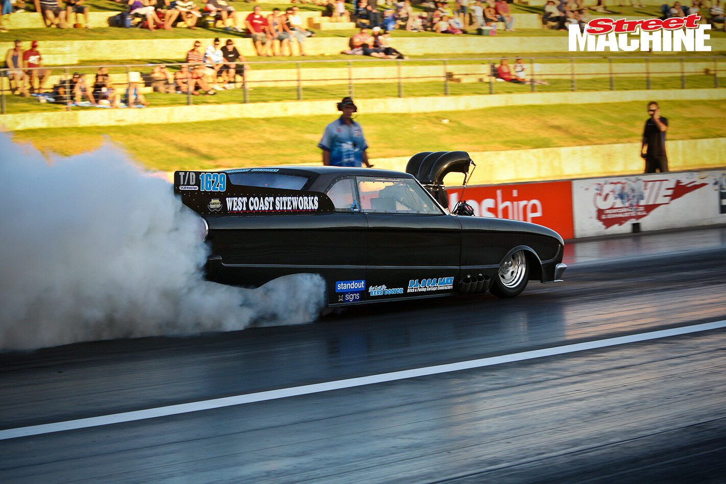 Funny Car Burnout Perth Motorplex