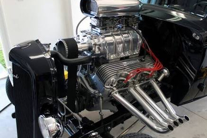 Glenn Lever 409 big-block Chev engine