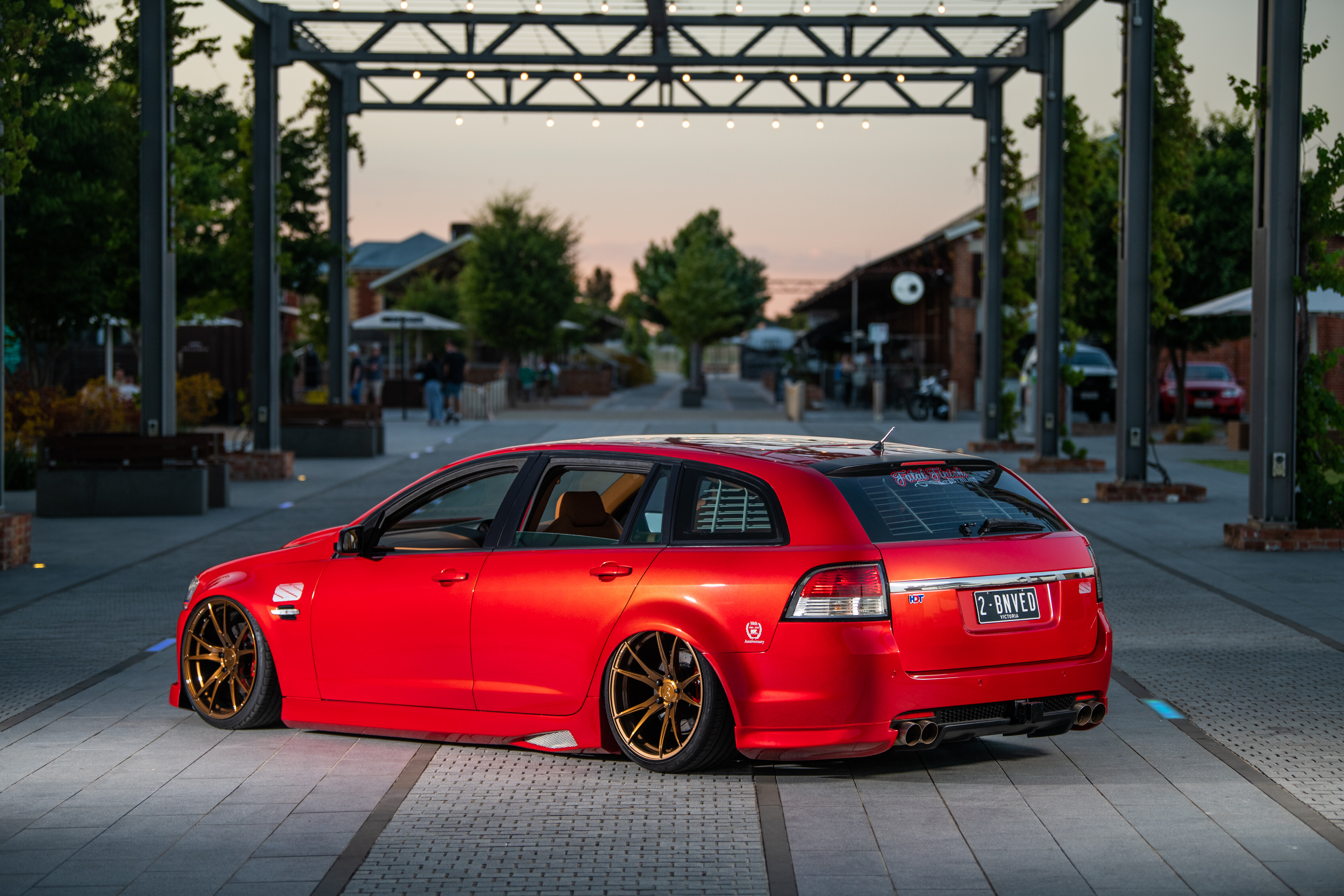 Street Machine Features Glenn John Tronc Ve Wagon Rear Angle