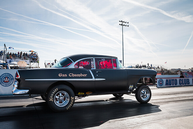 1955 Chev Bel Air gasser