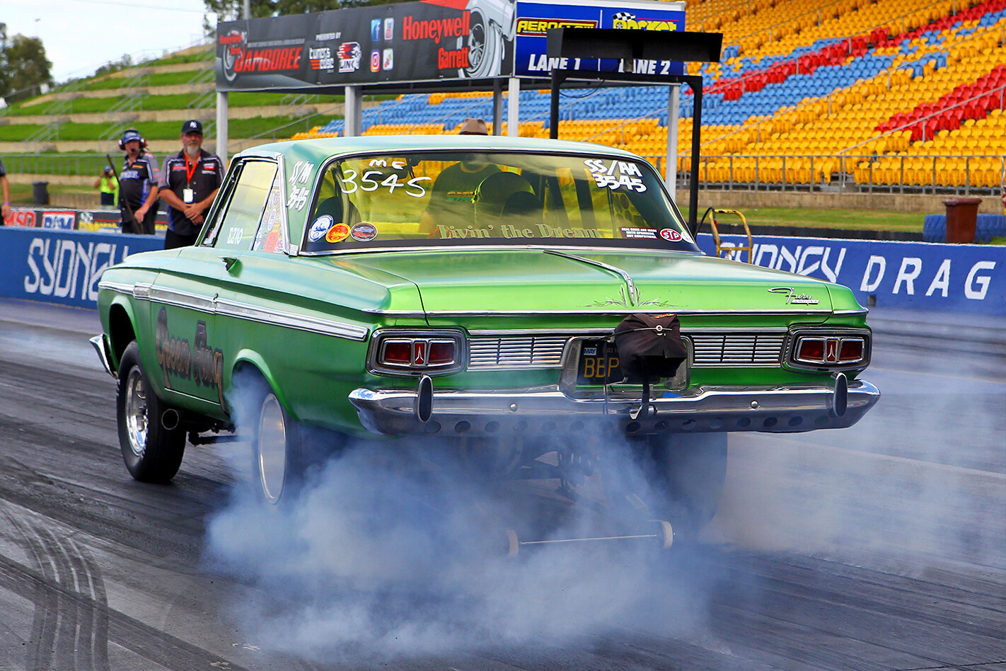 Green Fing rear