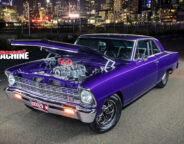 Street Machine Features Harvey Hamilton Chevy Nova Bonnet Up