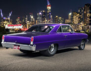 Street Machine Features Harvey Hamilton Chevy Nova Rear Angle