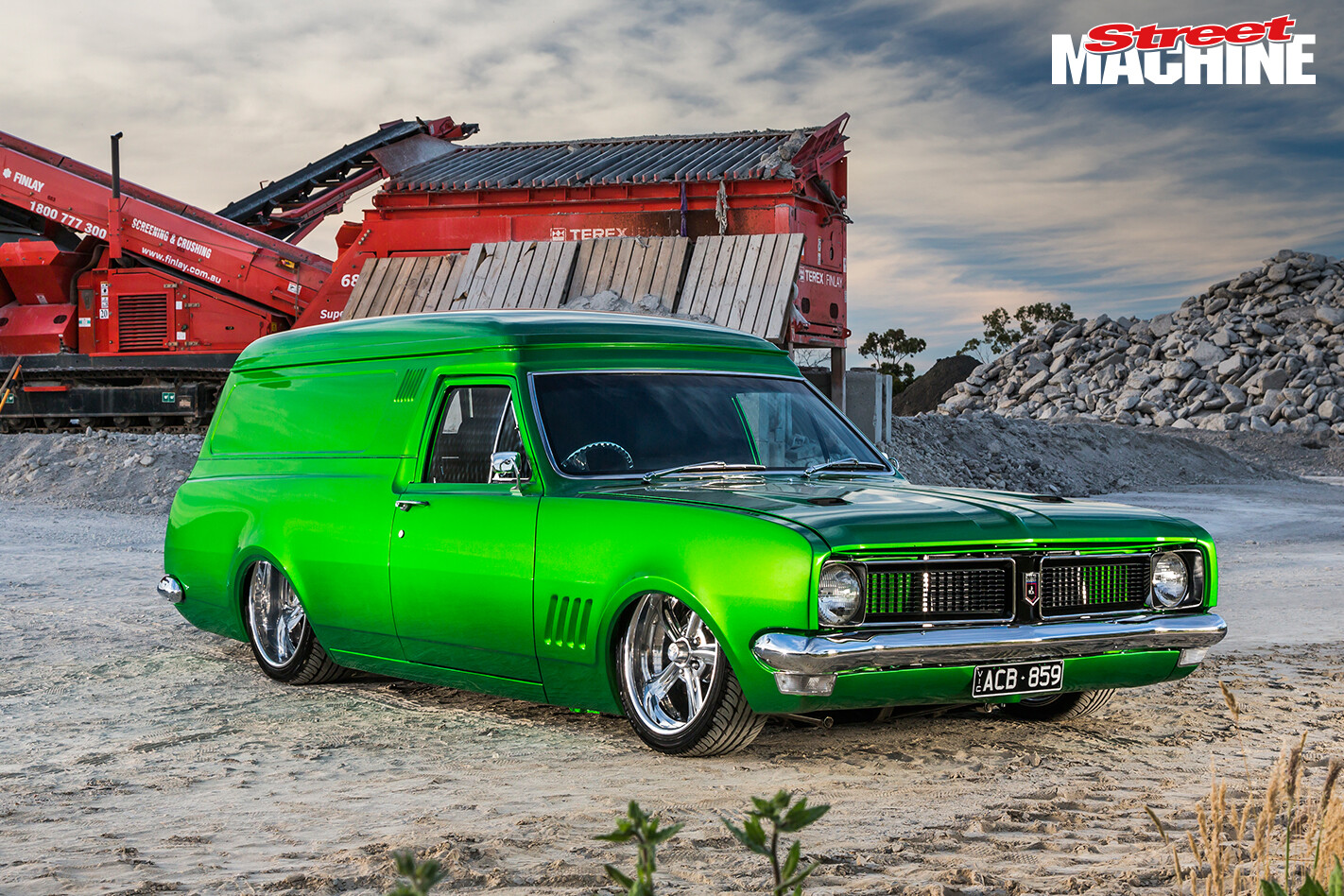 HG Holden Panel Van Slammed