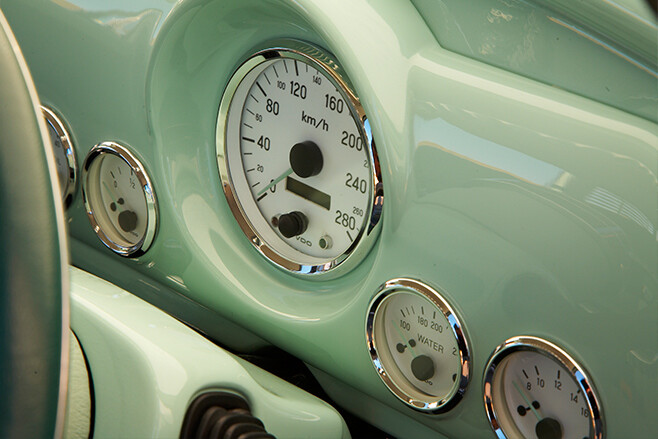 Holden FC Station Sedan dash
