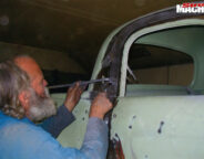 Holden FX ute in the build