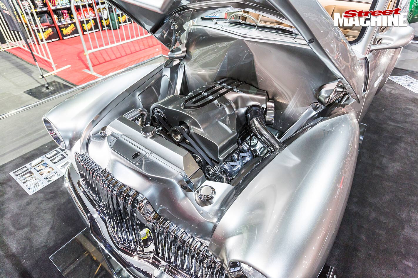 Holden FX ute engine bay