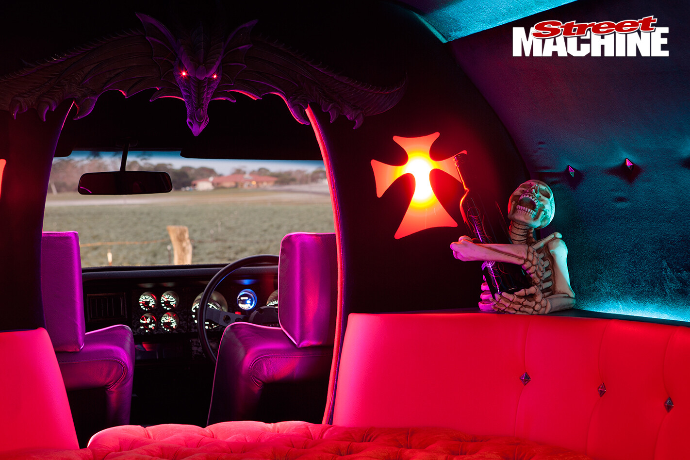 Holden -HJ-Sandman -interior -rear -detail