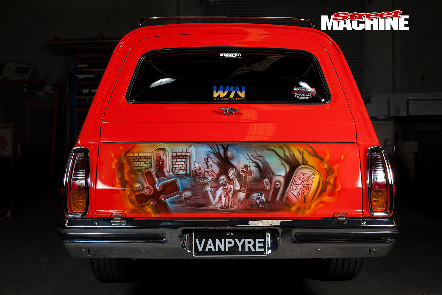 Holden -HJ-Sandman -murals -rear