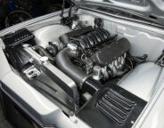 Holden HJ van engine bay