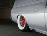 Holden HJ van rear wheel