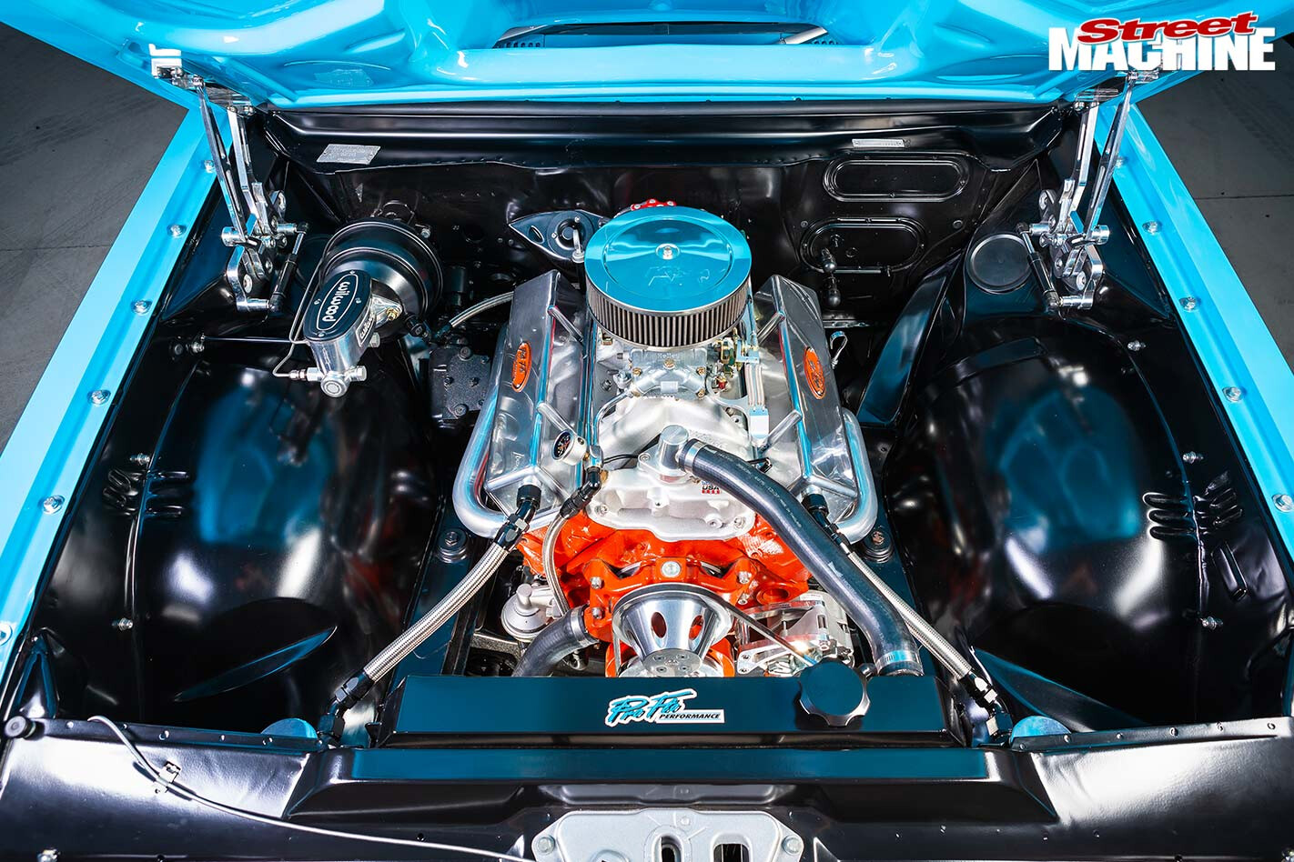 Holden HK Kingswood engine bay