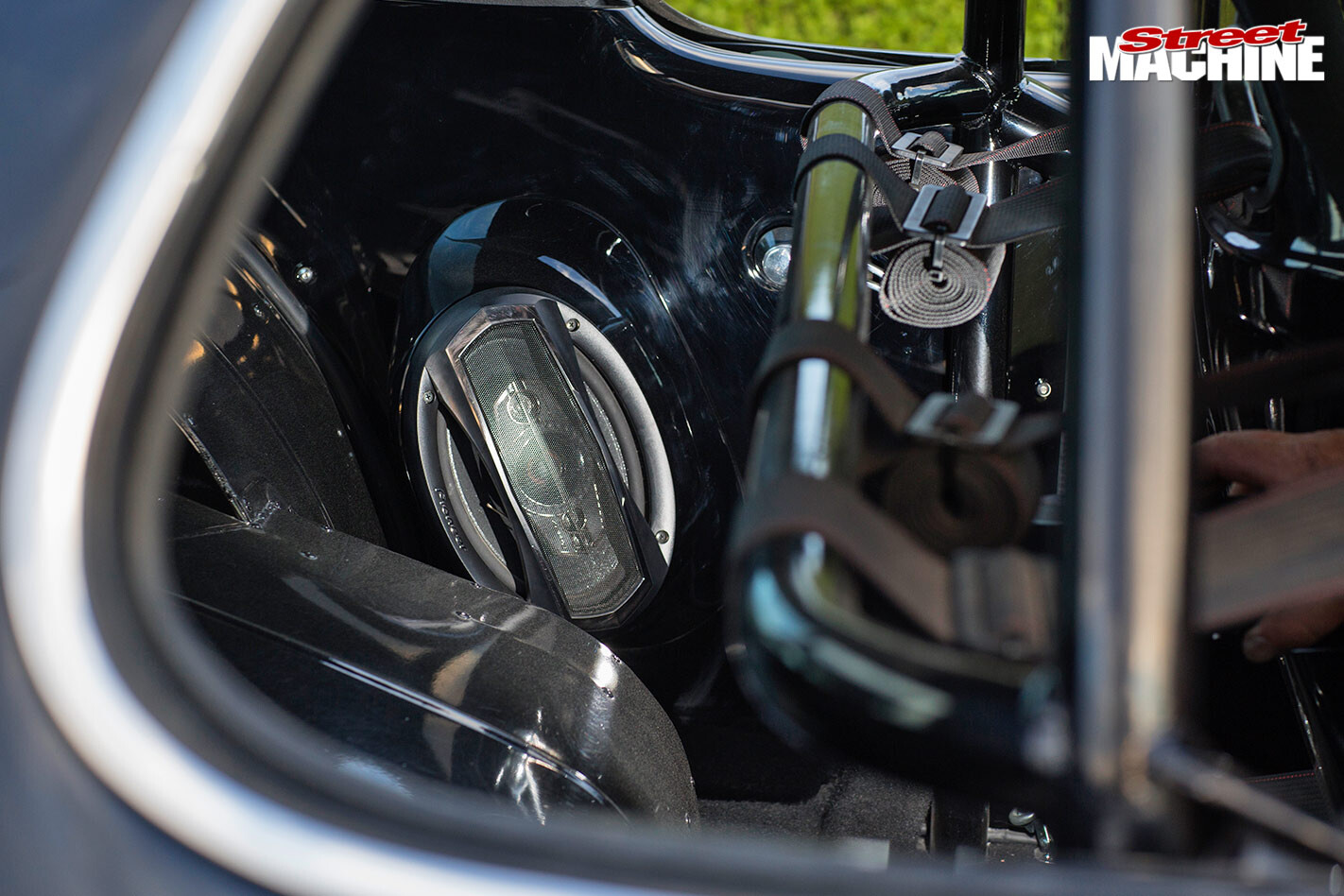 Holden HQ Monaro interior rear