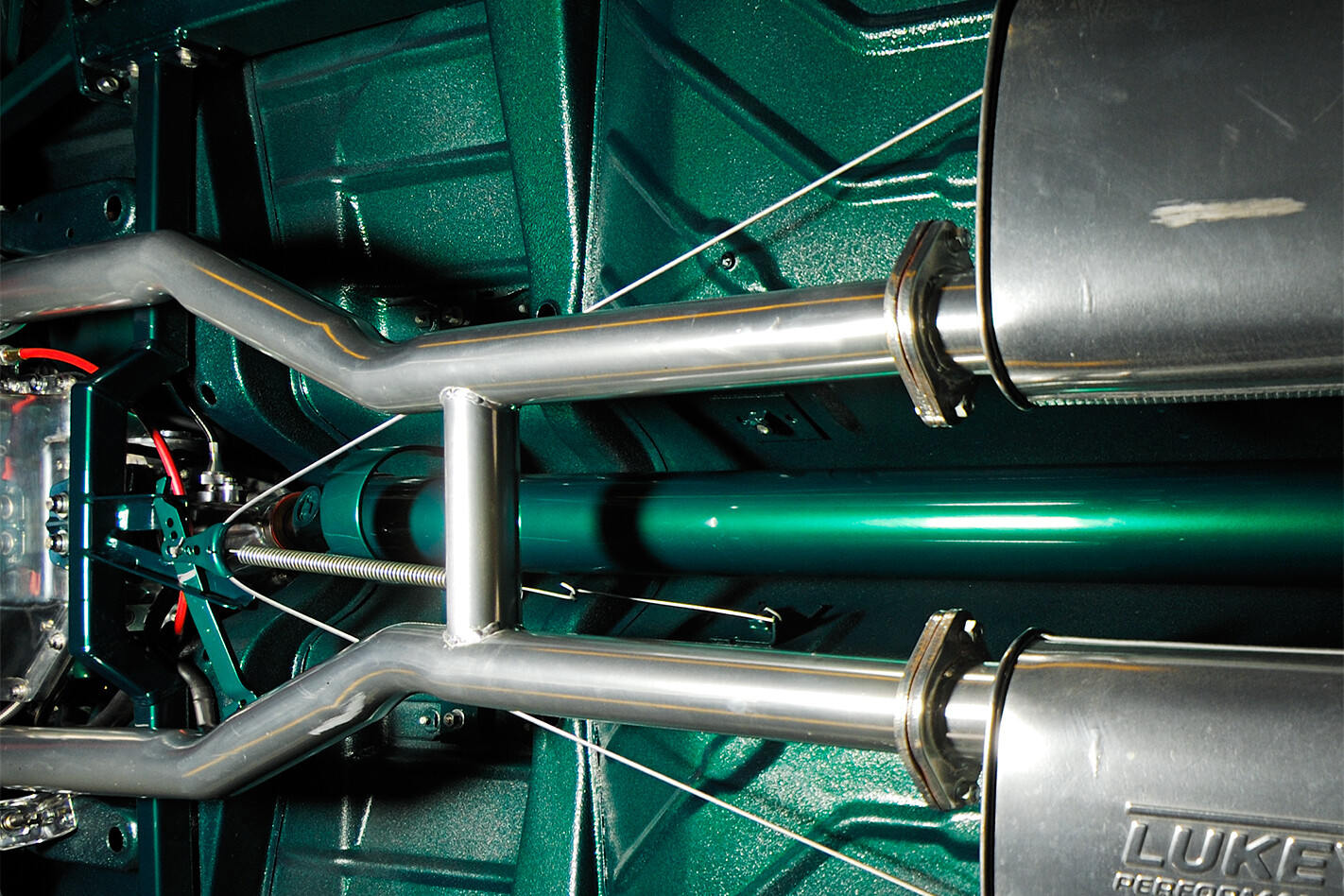 Holden -HR-exhaust -under