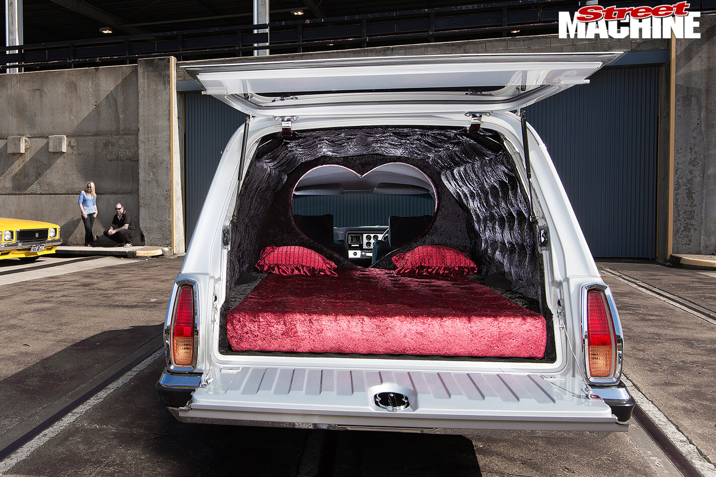 Holden -HX-Sandman -rear -hatch -open