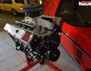 Holden HZ panel van engine