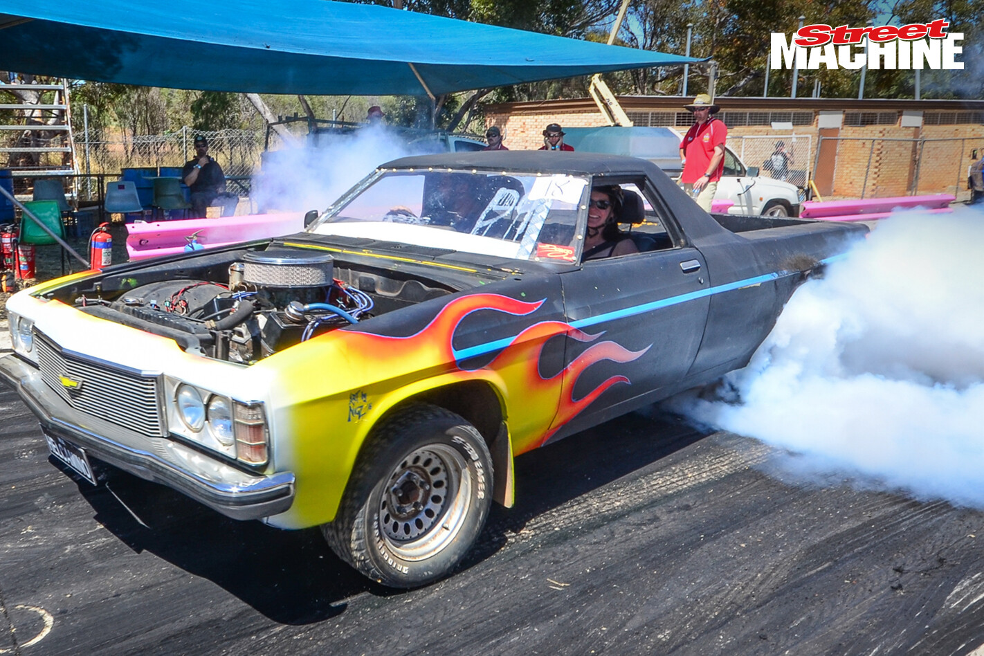 Holden HZ Ute Burnout 8212