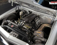 Holden HZ ute engine bay
